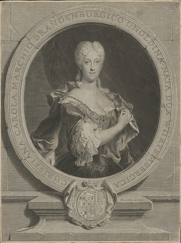 Ján Kupecký, Pierre Drevet – Markíza Christiana Carola 