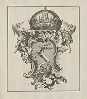 Sebastian Zeller – Erb rodiny Pálffyových s maďarskou korunou 