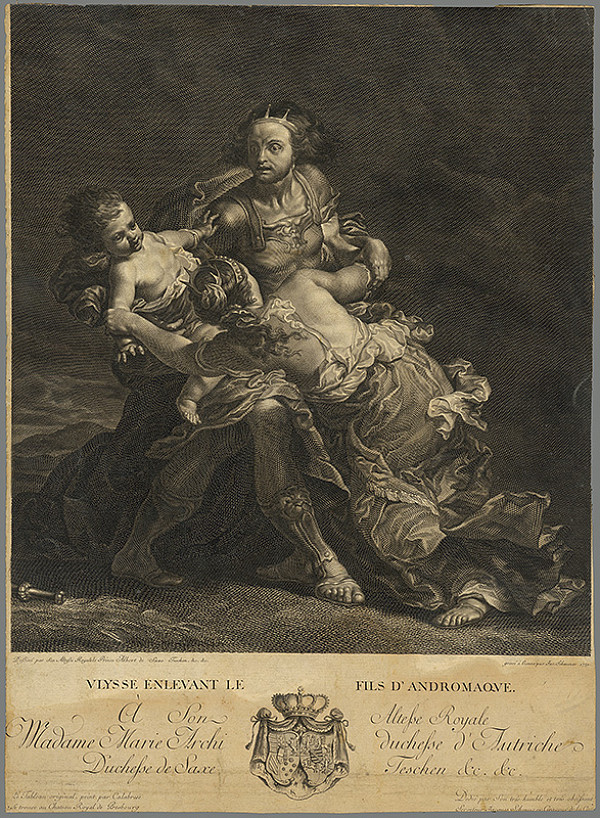 Jacob Matthias Schmuzer – Odysseus a Andromacha 