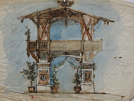 Karl Feigler – Návrh na vstupnú bránu Evanjelického cintorína v Mannheime 