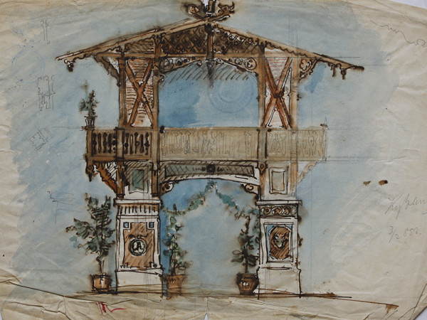 Karl Feigler – Návrh na vstupnú bránu Evanjelického cintorína v Mannheime 