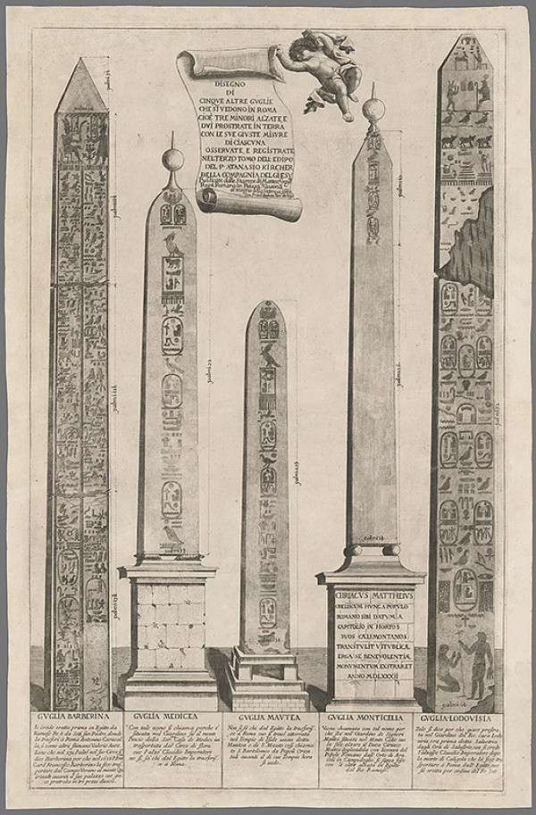 Stredoeurópsky grafik zo 17. storočia – Obelisky 