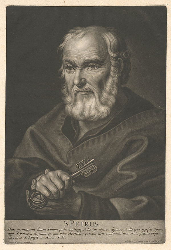 Johann Jacob Haid, Ján Kupecký – Sv. Peter 