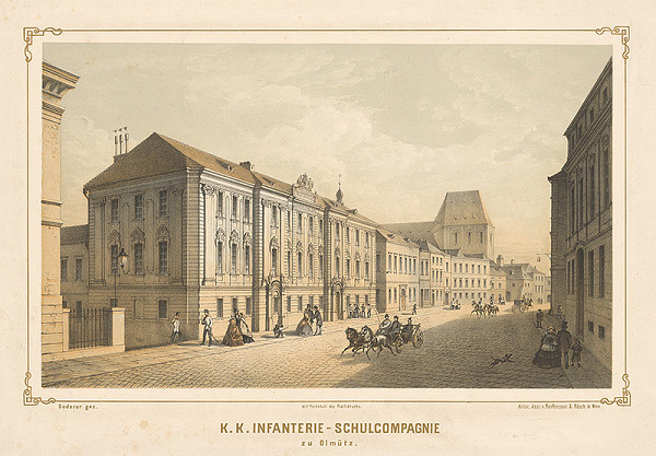 Wilhelm von Doderer – Budova vojenskej školy v Olomouci 