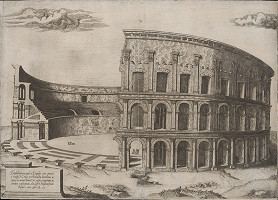 Antonio Lafréry – Pohľad na zrúcaniny arény vo Verone 