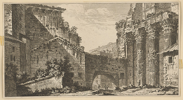 Francesco Piranesi – Augustove forum v Ríme 