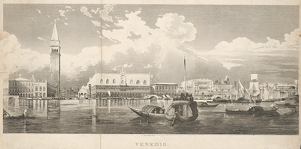 Jakob Hyrtl – Pohľad na časť Benátok 