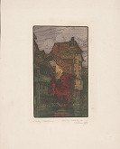 Richard Lux – Časť ulice v Norimberku 