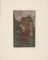 Richard Lux – Časť ulice v Norimberku 