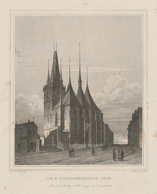 Eduard Höfer, Karl Würbs – Chrám sv. Mikuláša v Lounech 