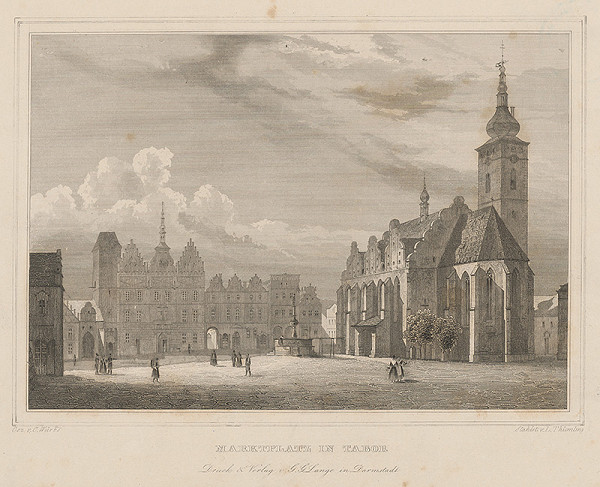 Leopold Thümling, Karl Würbs – Tržné námestie v Tábore 