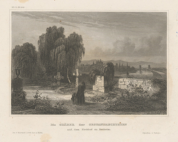 Stredoeurópsky maliar z 19. storočia – Cintorín v Mannheime 