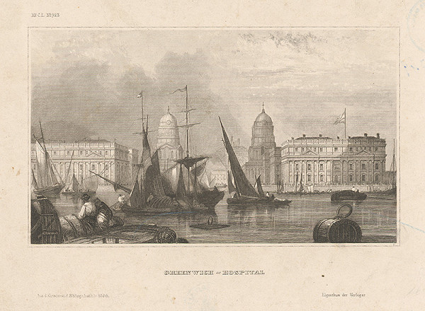 Stredoeurópsky maliar z 19. storočia – Greenwichská nemocnica pri mori 
