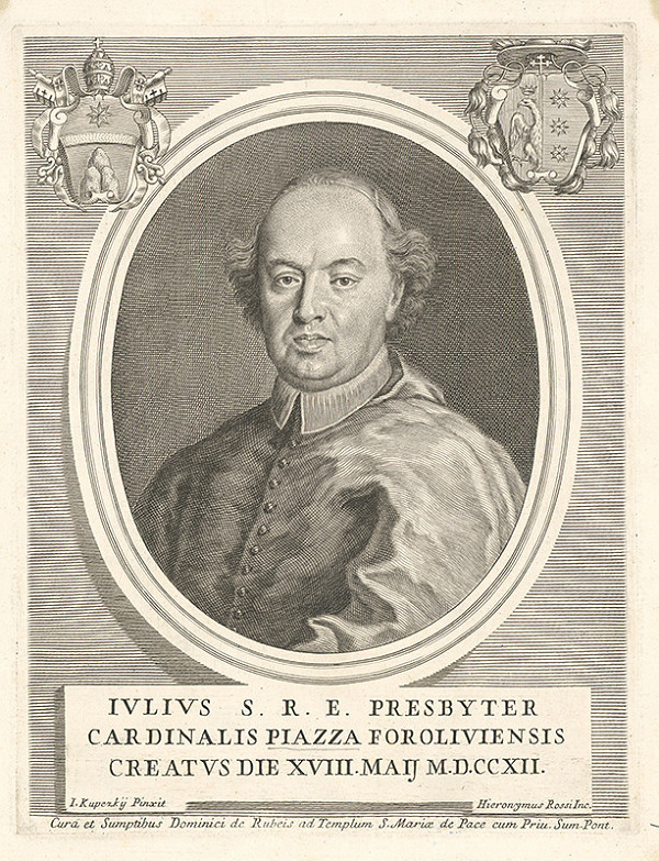 Ján Kupecký, Girolamo Rossi – Portrét kardinála Júliusa Piazzu v Ríme 