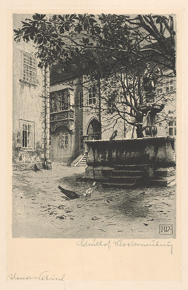 Ilona Wittrisch – Školský dvor v Klosterneuburgu 