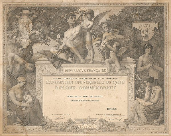 Adrien Didier, Camille Boignard – Diplom výstavy v roku 1990 v Paríži 