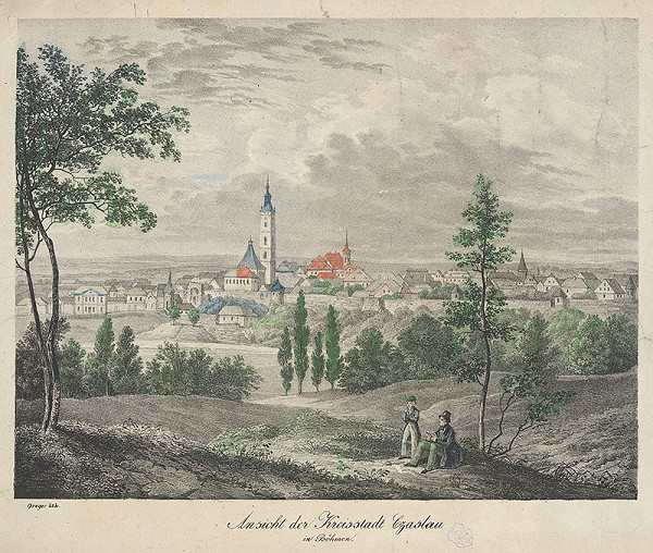 Jan Greger – Pohľad na Čáslav 