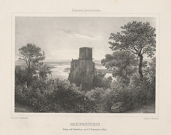 Franz Josef Sandmann – Zrúcaniny Greifensteinu 