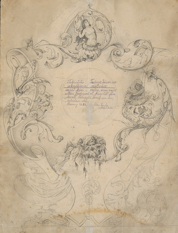 Ján Fadrusz – Návrh na hodinový podstavec 