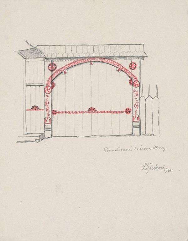 Ladislav Treskoň – Maľovaná brána v Očovej 