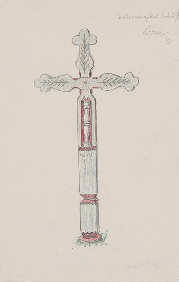 Ladislav Treskoň – Náhrobný kríž z Dobronivy 