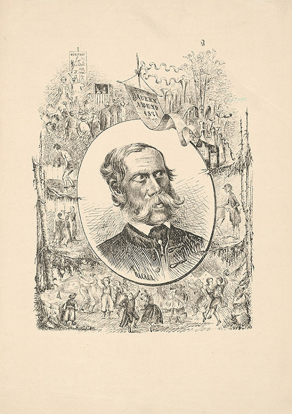 Gejza Zierer – Bauern Abend 1871 