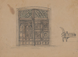 Karl Feigler – Návrh na bránu domu 