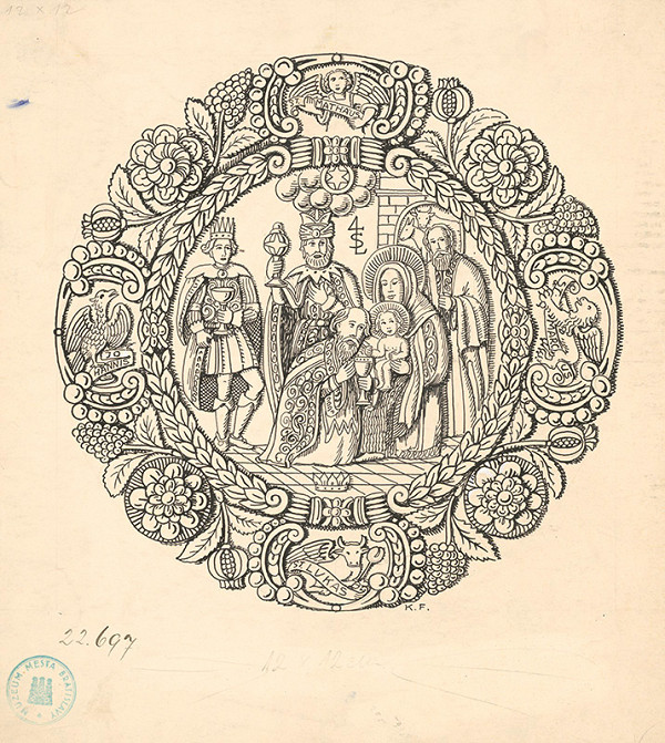 Karol Frech – Kľaňanie troch kráľov 