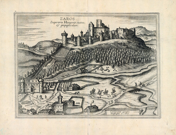 Stredoeurópsky autor, Joris Hoefnagel – Šarišský hrad 