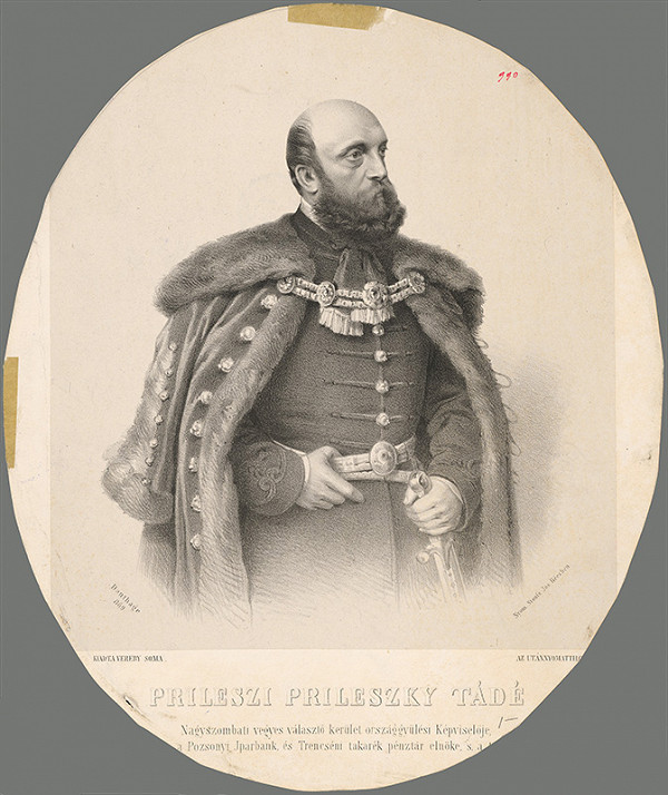 Adolf Dauthage – Portrét Tadea Prileszkého 