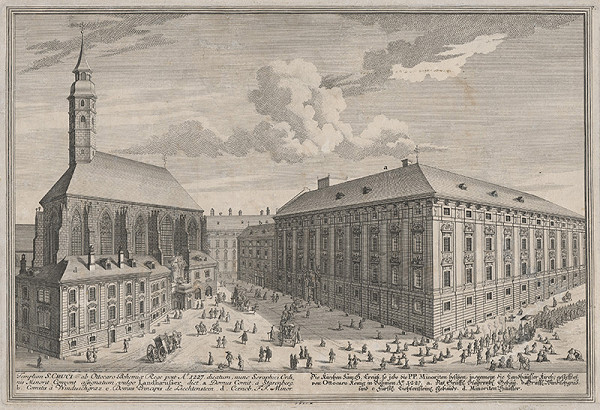 Salomon Kleiner – Kostol Minoritov vo Viedni 