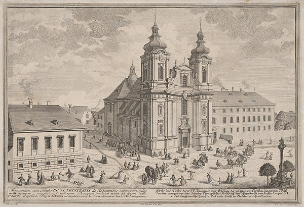 Salomon Kleiner – Kostol a kláštor sv. Trojice vo Viedni 