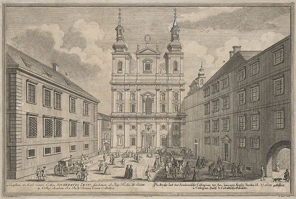Salomon Kleiner – Kostol a kolégium Jezuitov vo Viedni 