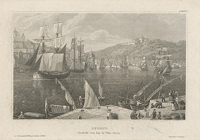 Johann Georg Martini – Oporto z prístavu Villa Nova 