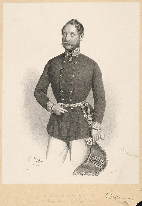 B.J. Rauh, Joseph Kriehuber – Portrét grófa Attemsa 