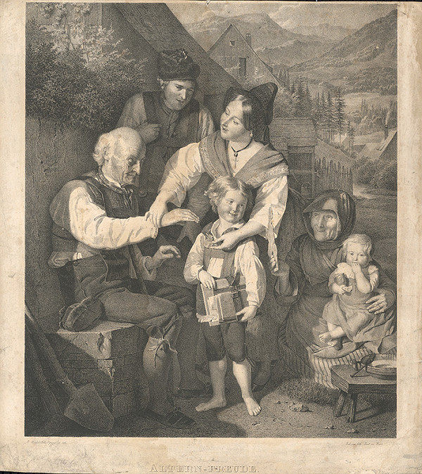 Ferdinand Georg Waldmüller – Starí priatelia 