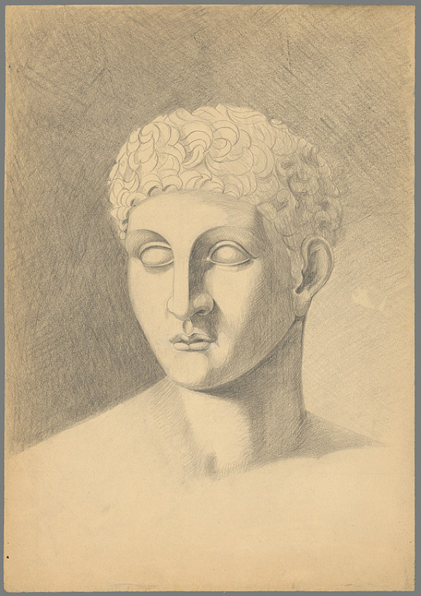 Stredoeurópsky maliar z prelomu 19. - 20. storočia – Antická hlava 