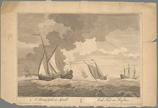 Stredoeurópsky maliar z 19. storočia – Na rozbúrenom mori 