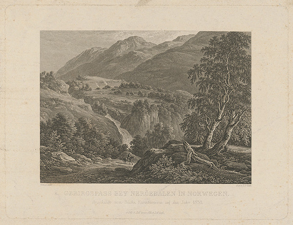 Johann Philipp Veith, Franz Joachim Dahl – Priesmyk pri Noröedalene 