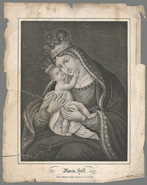 Stredoeurópsky maliar z 19. storočia – Mária Pomocnica 