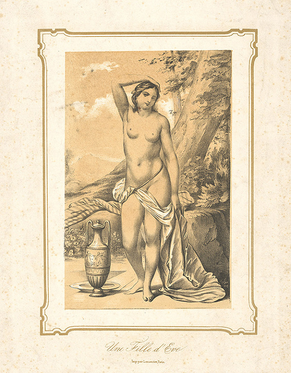 Francúzsky maliar z 19. storočia – Dcéra Evina 