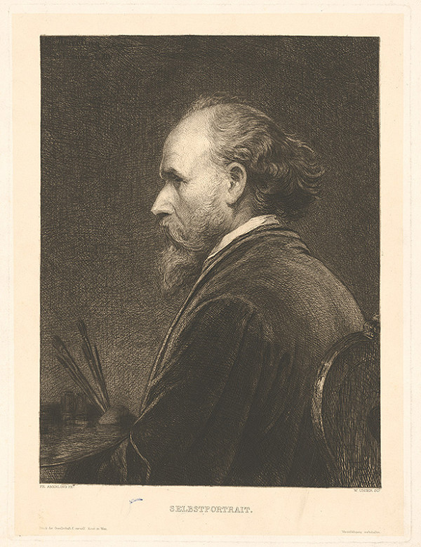 Nemecký maliar z 19. storočia – Portrét maliara 