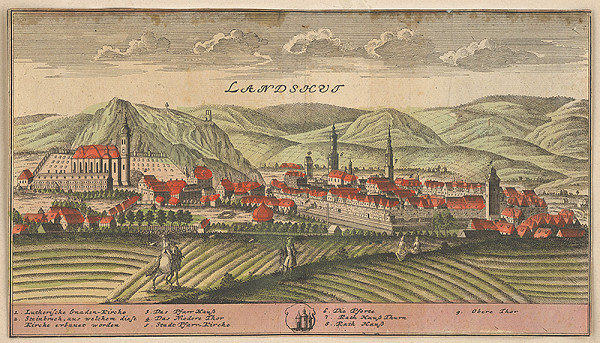 Nemecký maliar z 18. storočia – Obec Landshut 