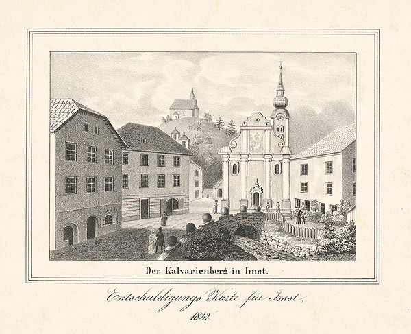 Nemecký maliar z 19. storočia – Kalvária v Imste 