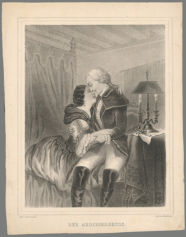 Stredoeurópsky maliar z 19. storočia – Bozk na rozlúčenie 