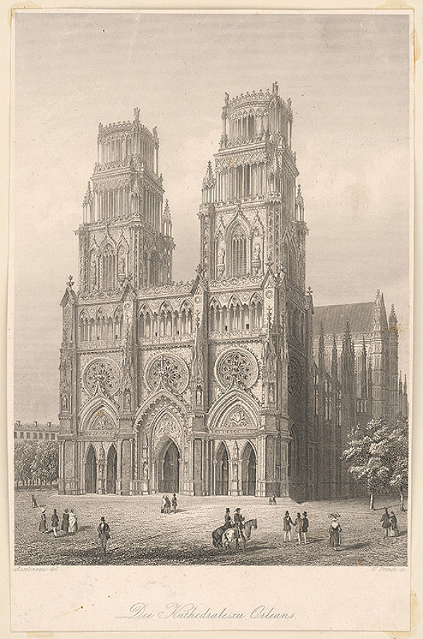 William French, Leon Auguste Asselineau – Katedrála v Orleans 