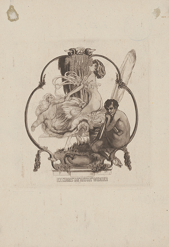 Český grafik zo začiatku 20. storočia – Ex libris Dr. A.Wernera 