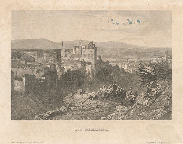 Stredoeurópsky maliar z 19. storočia – Alhambra 