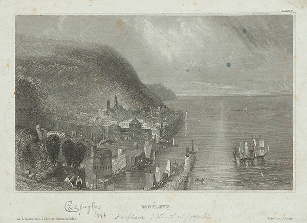 Nemecký maliar z 19. storočia – Honfleur 