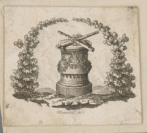 Johann Renard – Symbolický motív-flauty 